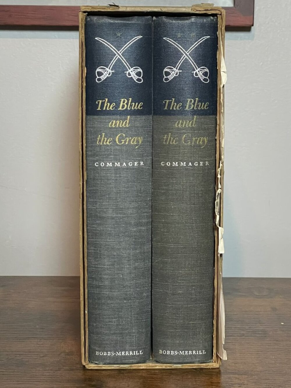 The Blue and The Gray Story Civil War Henry Steele Commager 2 Vol Box Set Books